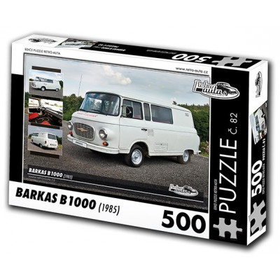 RETRO-AUTA Puzzle č. 82 Barkas B 1000 (1985) 500 dílků