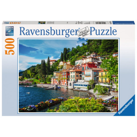 RAVENSBURGER Puzzle Jezero Como, Itálie 500 dílků ~ 1