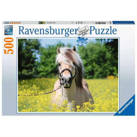 RAVENSBURGER Puzzle Bílý kůň 500 dílků ~ 1