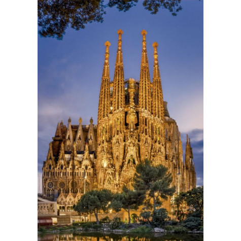 EDUCA Puzzle Sagrada Familia, Barcelona (Španělsko) 1000 dílků ~ 2