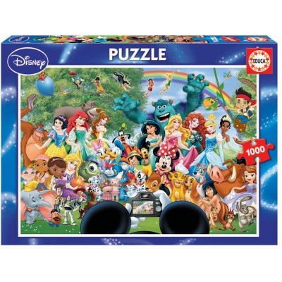 EDUCA Puzzle Úžasný svět Disney II 1000 dílků