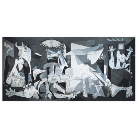 EDUCA Miniaturní puzzle Guernica, Pablo Picasso 1000 dílků ~ 2