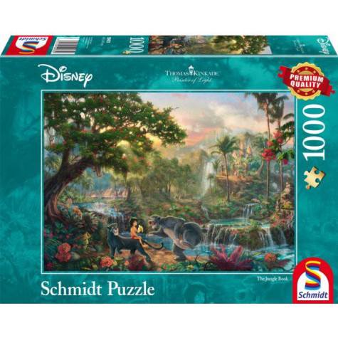 SCHMIDT Puzzle Kniha džunglí 1000 dílků ~ 1