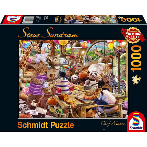 SCHMIDT Puzzle Kuchařská mánie 1000 dílků ~ 1