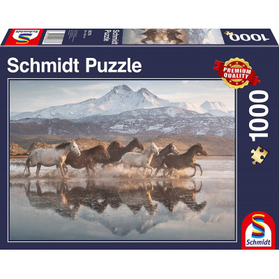 SCHMIDT Puzzle Divocí koně v Kappadokii 1000 dílků