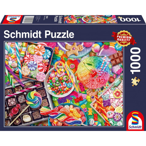 SCHMIDT Puzzle Cukrovinky 1000 dílků ~ 1