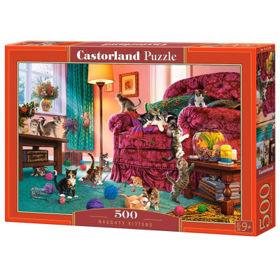 CASTORLAND Puzzle Nezbedná koťata 500 dílků