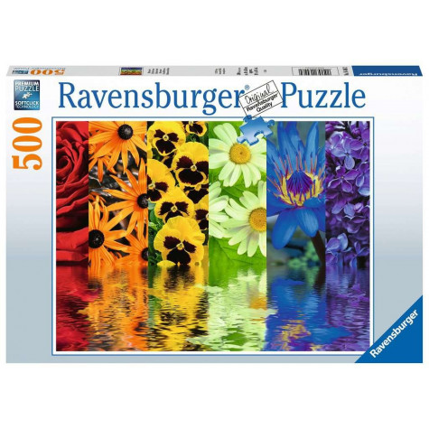 RAVENSBURGER Puzzle Květinové odrazy 500 dílků ~ 1