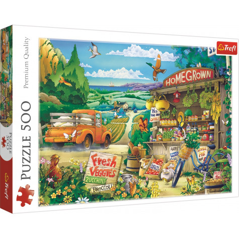 TREFL Puzzle Ráno na venkově 500 dílků ~ 1