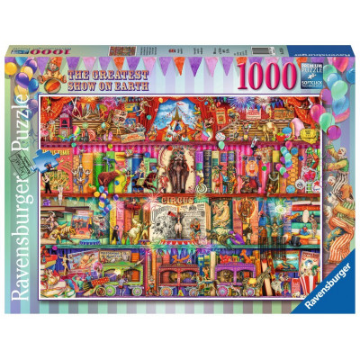 RAVENSBURGER Puzzle Největší show na zemi 1000 dílků