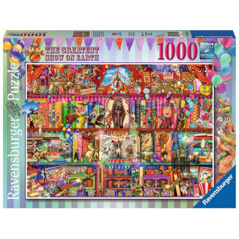 RAVENSBURGER Puzzle Největší show na zemi 1000 dílků ~ 1