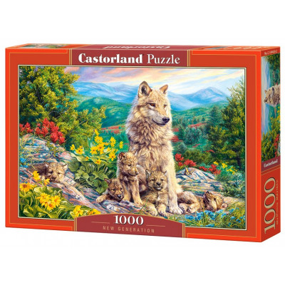 CASTORLAND Puzzle Nová vlčí generace 1000 dílků