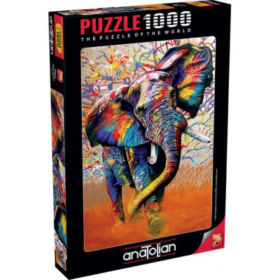 ANATOLIAN Puzzle Africké barvy 1000 dílků