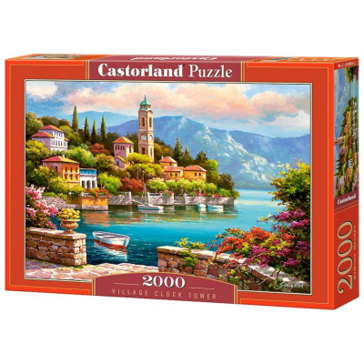 CASTORLAND Puzzle Přístav s hodinovou věží 2000 dílků