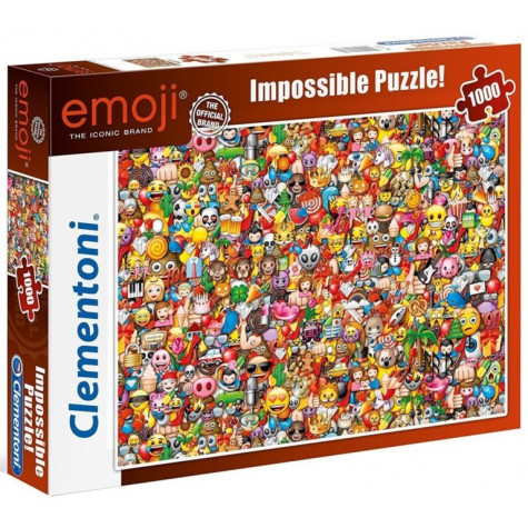 CLEMENTONI Puzzle Emoji: Impossible 1000 dílků ~ 1