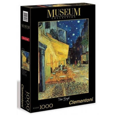 CLEMENTONI Puzzle Terasa kavárny v noci 1000 dílků