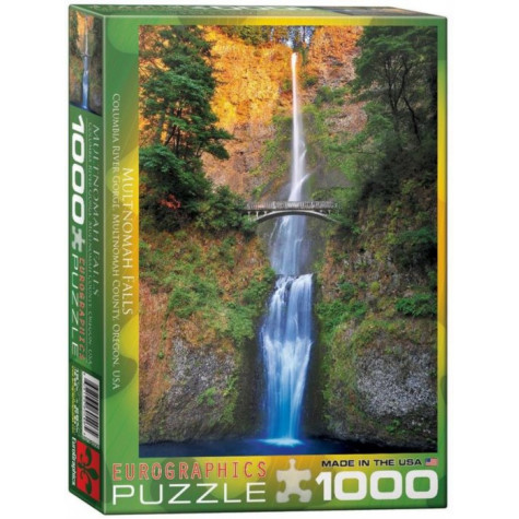 EUROGRAPHICS Puzzle Multnomah Falls, USA 1000 dílků ~ 1