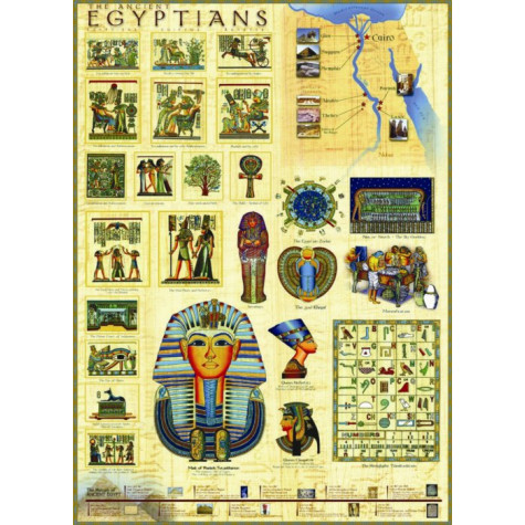 EUROGRAPHICS Puzzle Staří Egypťané 1000 dílků ~ 2