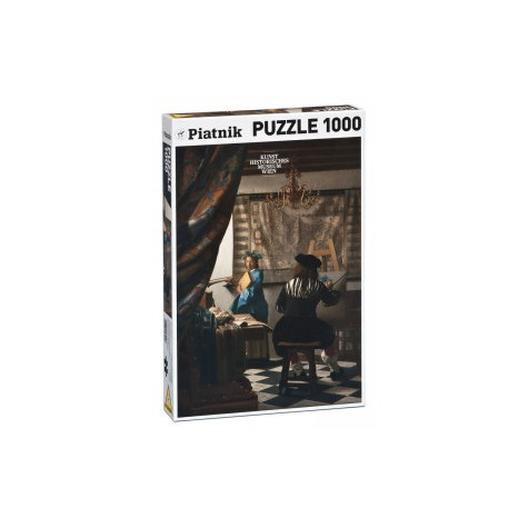 PIATNIK Puzzle Alegorie malířství 1000 dílků ~ 1