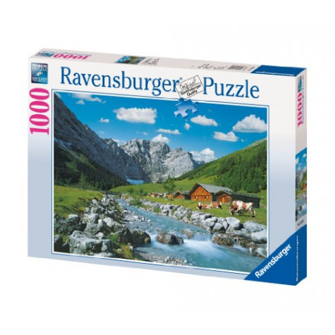 RAVENSBURGER Puzzle Karwendel, Rakousko 1000 dílků ~ 1