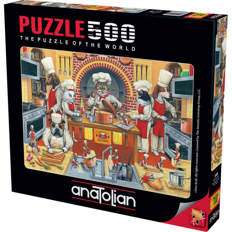 ANATOLIAN Puzzle Zvířecí kuchyně 500 dílků ~ 1