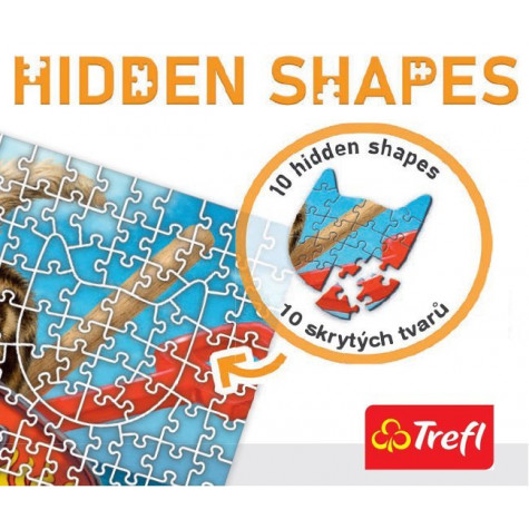 TREFL Puzzle Hidden Shapes: Kočičí prázdniny 1011 dílků ~ 4