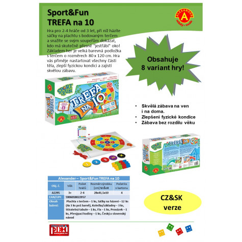 Alexander Sport&Fun Hra Trefa na 10 ~ 7