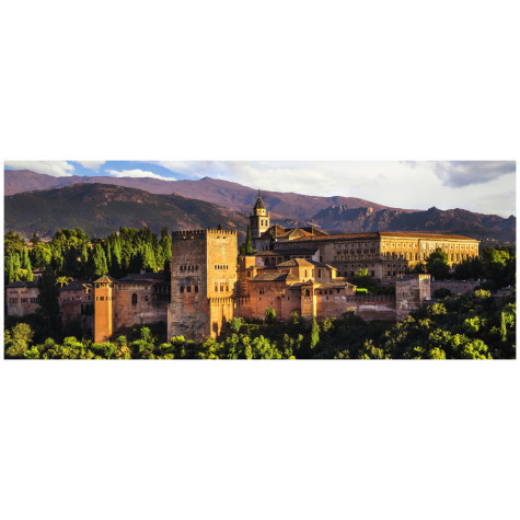 RAVENSBURGER Panoramatické puzzle Alhambra 1000 dílků ~ 2