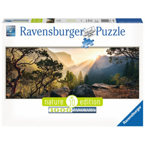 RAVENSBURGER Panoramatické puzzle Yosemitský národní park, Kalifornie 1000 dílků ~ 1