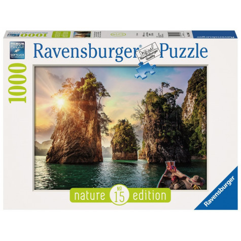 RAVENSBURGER Puzzle Jezero Cheow, Thajsko 1000 dílků ~ 1