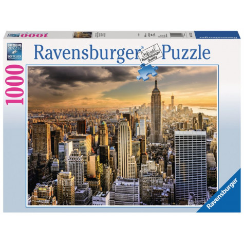 RAVENSBURGER Puzzle Mrakodrapy v New Yorku 1000 dílků ~ 1