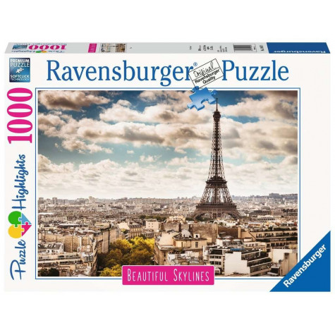 RAVENSBURGER Puzzle Paříž, Francie 1000 dílků ~ 1