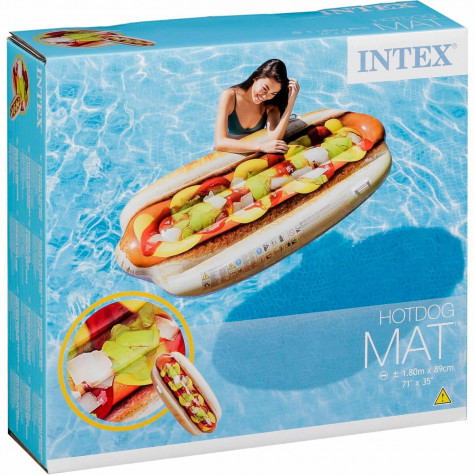 Intex 58771 Matrace nafukovací Hotdog 180x89cm ~ 3