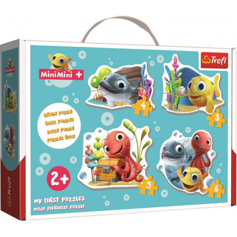 TREFL Baby puzzle Rybka MiniMini 4v1 3, 4, 5, 6 dílků ~ 1