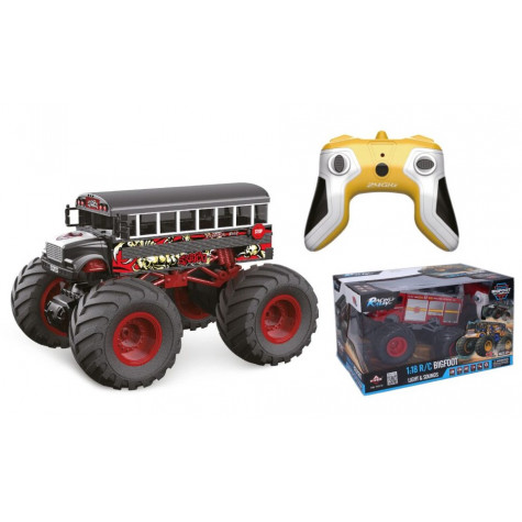 Auto Bigfoot City RC na dálkové ovládání 22 cm červené ~ 2