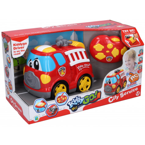 Kiddy Go Auto hasičské RC na dálkové ovládání s efekty 19 cm ~ 2