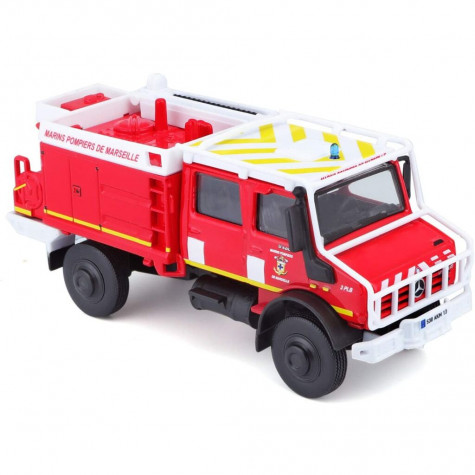 Bburago Model 1:50 Emergency Mercedes-Benz Unimog U5000 ~ 2