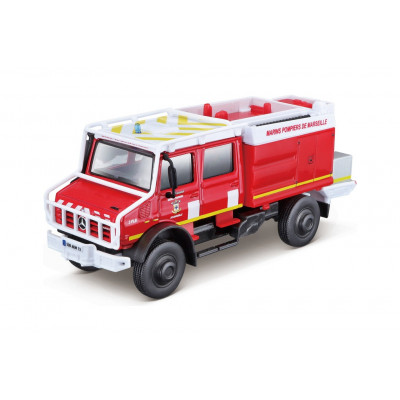 Bburago Model 1:50 Emergency Mercedes-Benz Unimog U5000