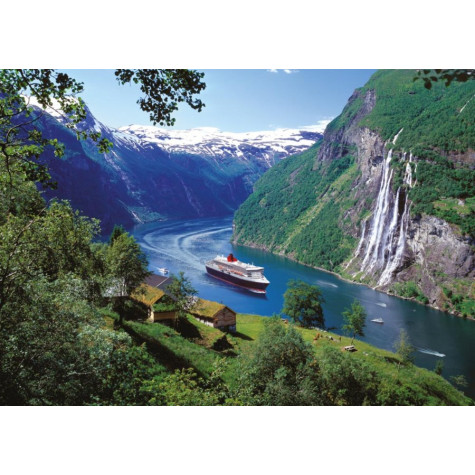 RAVENSBURGER Puzzle Norský fjord 1000 dílků ~ 2