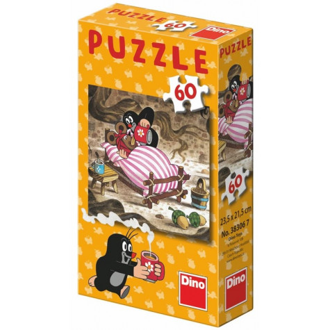 Dino Jak krtek uzdravil myšku puzzle 60 dílků ~ 3