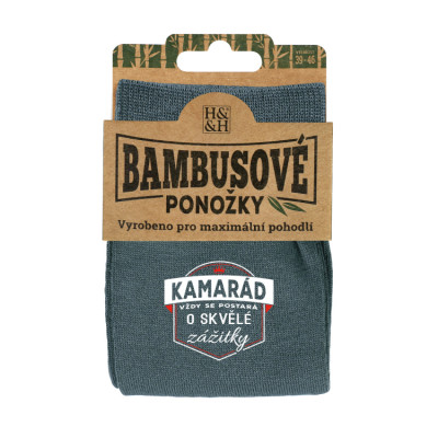 Albi Bambusové ponožky - Kamarád - vel. 39-46