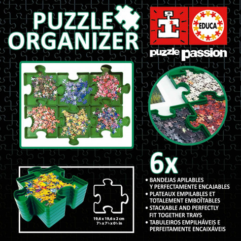 EDUCA Organizér třídič na puzzle 6 ks ~ 4