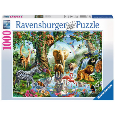 RAVENSBURGER Puzzle Dobrodružství v džungli 1000 dílků