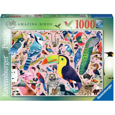 RAVENSBURGER Puzzle Úžasní ptáci 1000 dílků