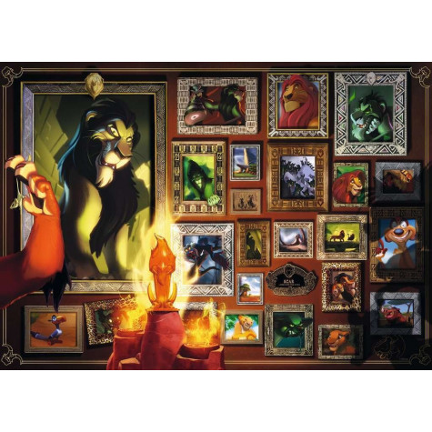 RAVENSBURGER Puzzle Villainous: Scar 1000 dílků ~ 2