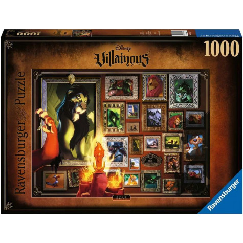 RAVENSBURGER Puzzle Villainous: Scar 1000 dílků ~ 1