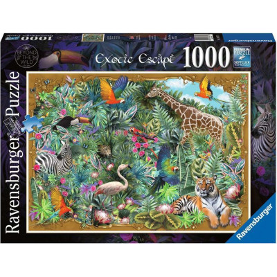 RAVENSBURGER Puzzle Útěk do exotiky 1000 dílků