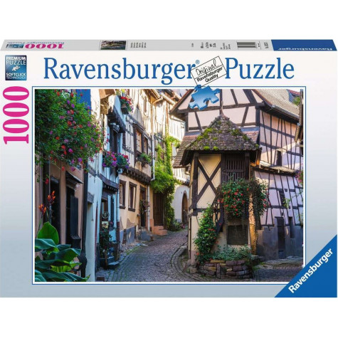 RAVENSBURGER Puzzle Eguisheim, Francie 1000 dílků ~ 1