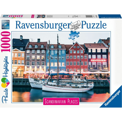 RAVENSBURGER Puzzle Kodaň 1000 dílků