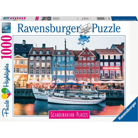 RAVENSBURGER Puzzle Kodaň 1000 dílků ~ 1